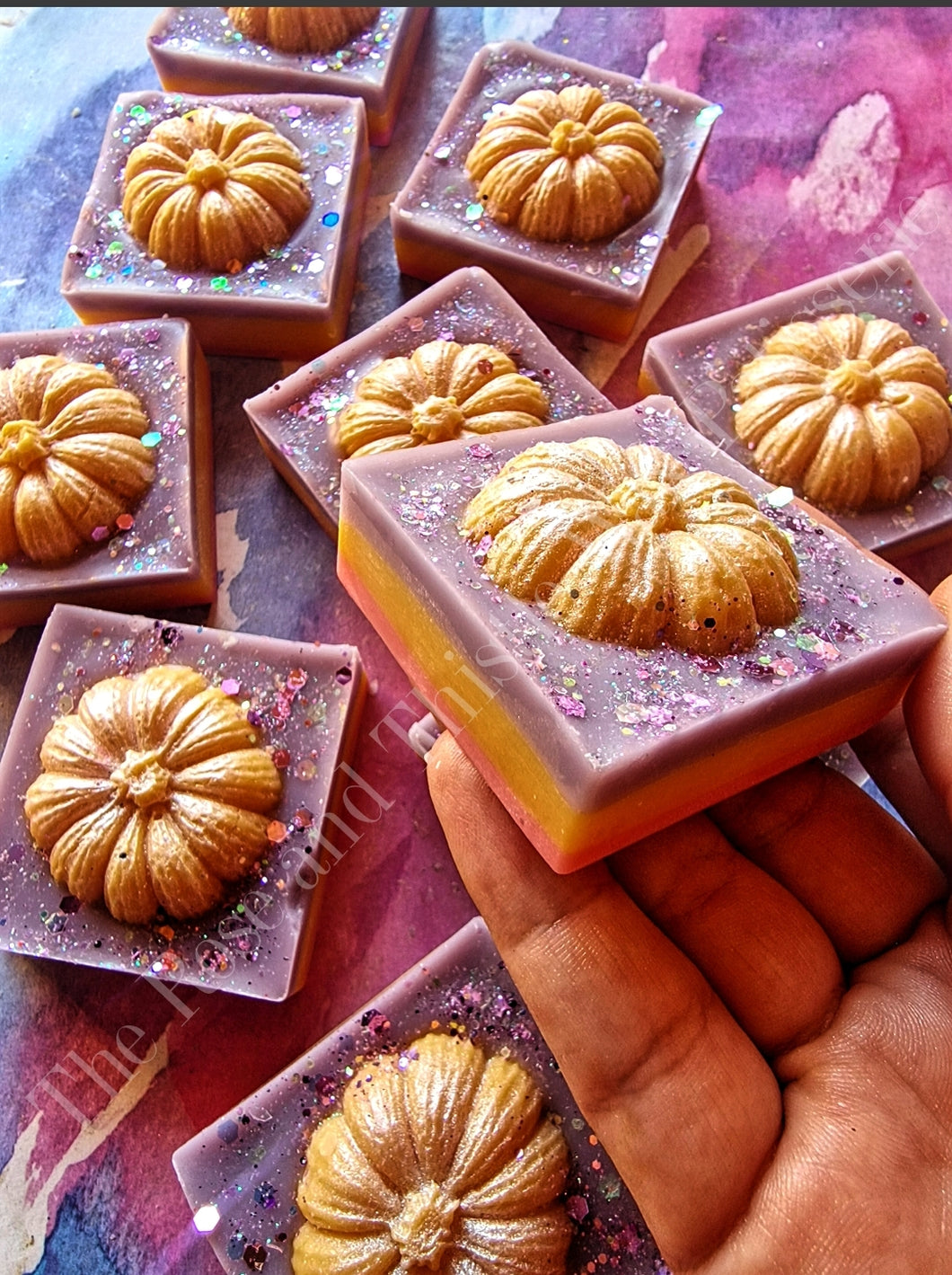 Pumpkin Patch Cake wax melt slab