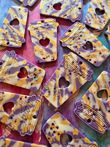 Heart and Sol Purple 59 Soy Wax Melt Shape