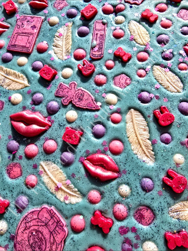 Pink Sugar Snuggable Soy Wax Melt Brittle.