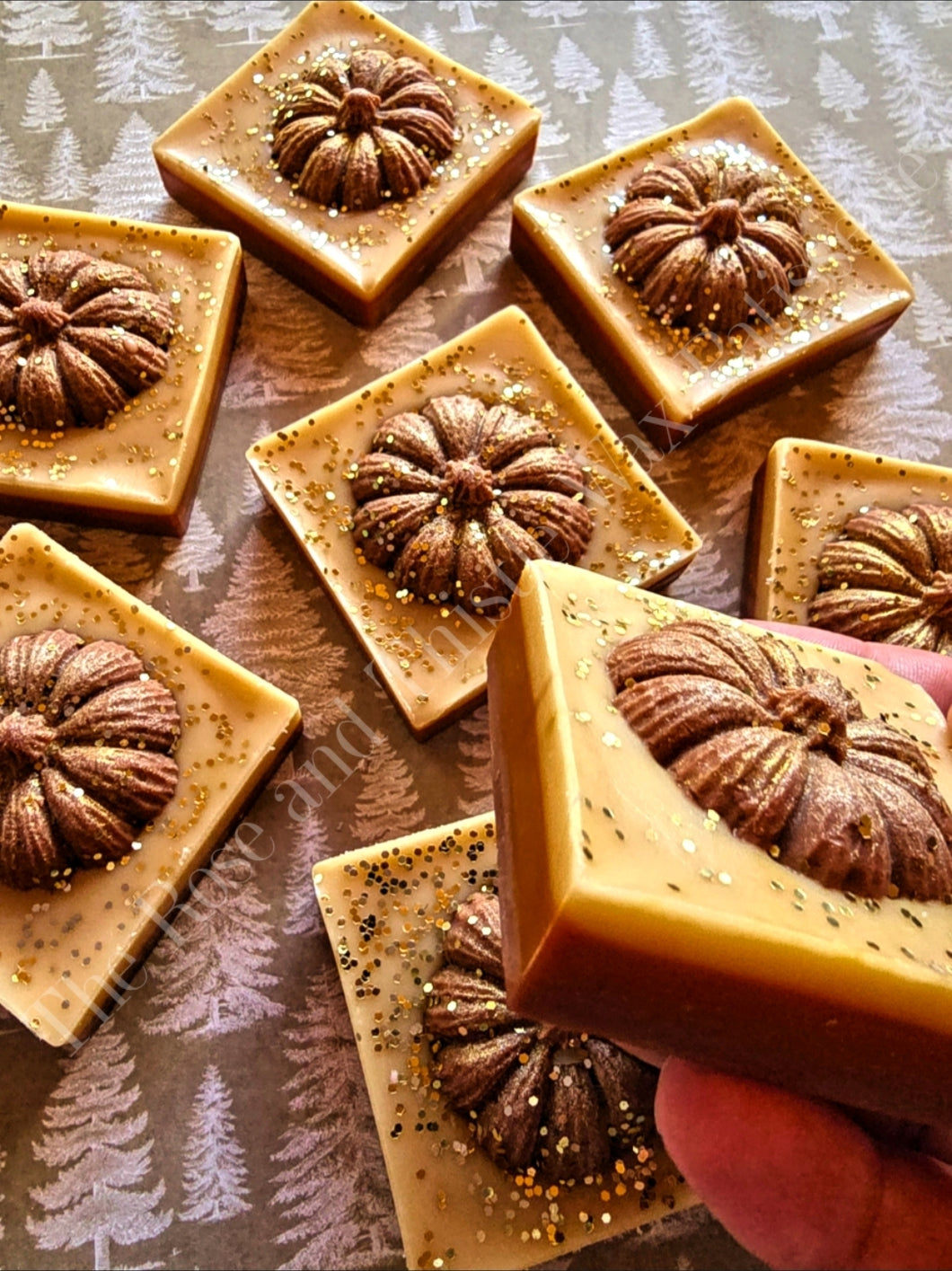Cardamom Spiced Pumpkin Bread Wax Melt Mini Slab