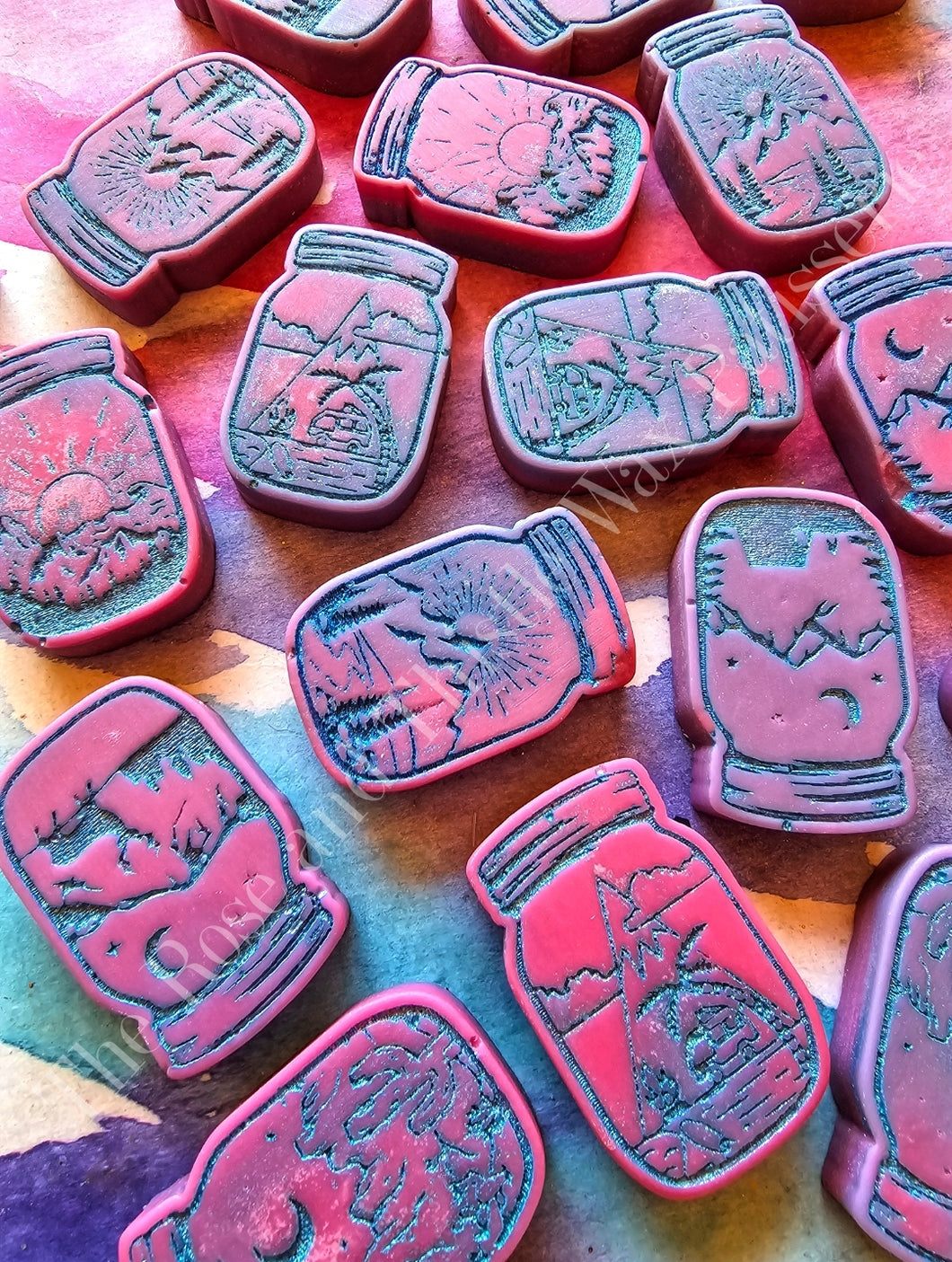 Exotic Blooms soy wax melt shapes