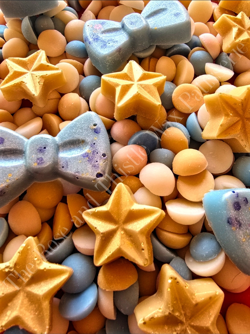 Sparkiling Snow Flurries Soy Wax Melt Mixed Mini Shapes Bag