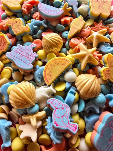 Sea Minerals and Mimosa Soy Wax Melt Mixed Mini Shapes Bag