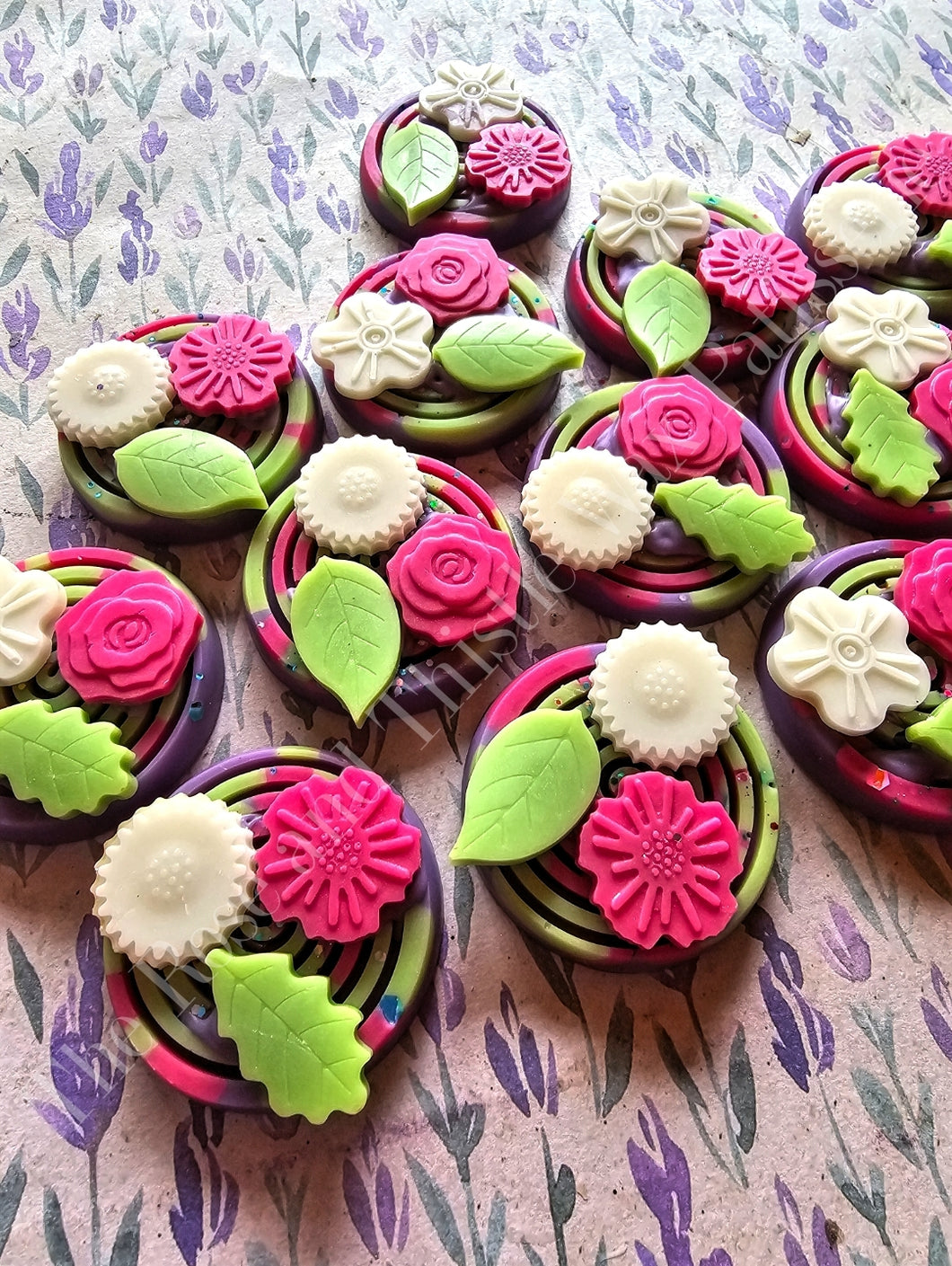 Exploding Flowers Soy Wax Melt Shape