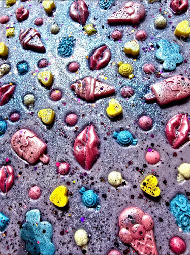 Candy Cotton Clouds Soy Wax Melt Brittle.