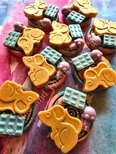 Marshmallow and Toffee Nut Latte Soy Wax Melt Shapes