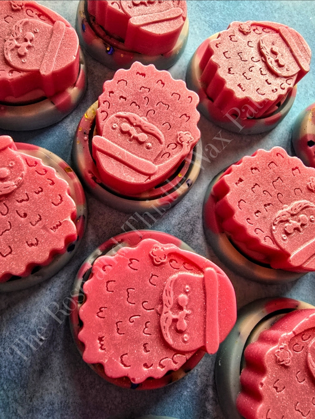 Minty Jam Wax Melt Shapes